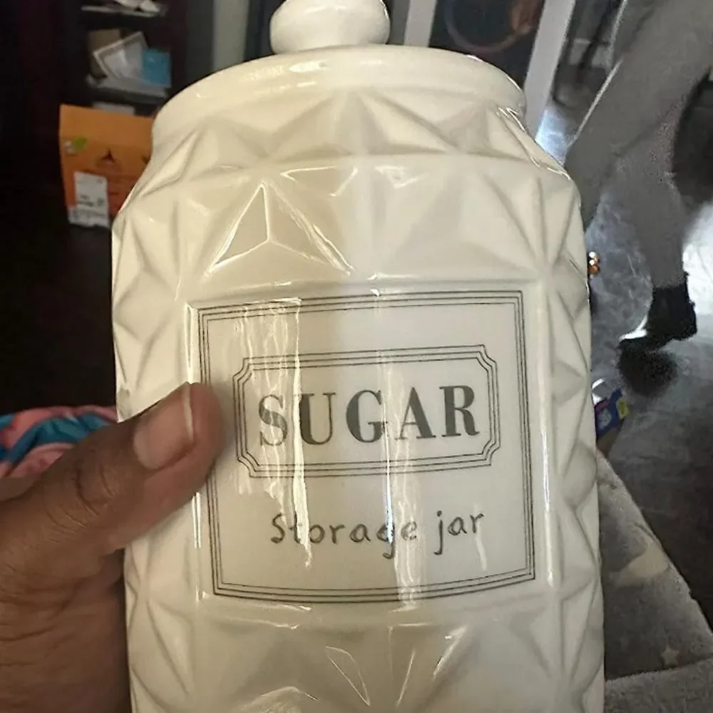 White Kitchen Food Storage Container - Picture 2 of 3